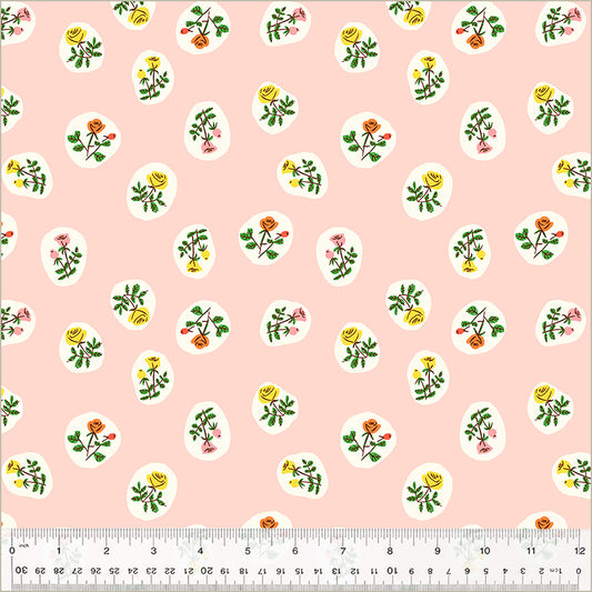 PREORDER Studio Edit by Heather Ross Bouquet, Blush, Cotton - 40930D-4