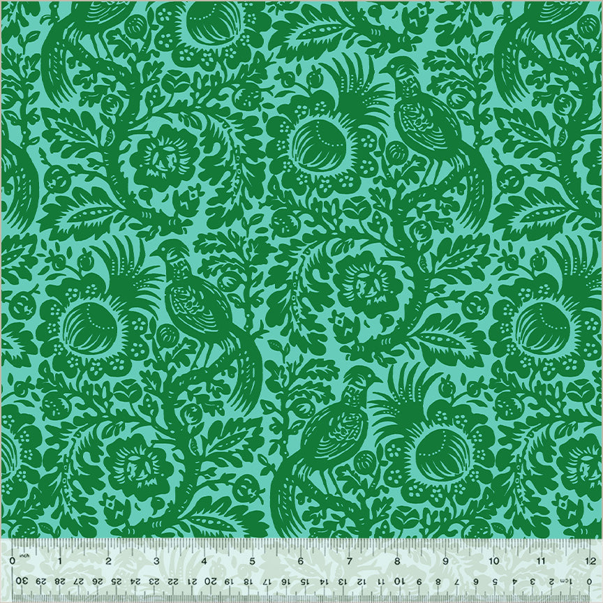 YARDAGE West Palm Beach by Jennifer Paganelli for Windham Rachael Daisy - Green