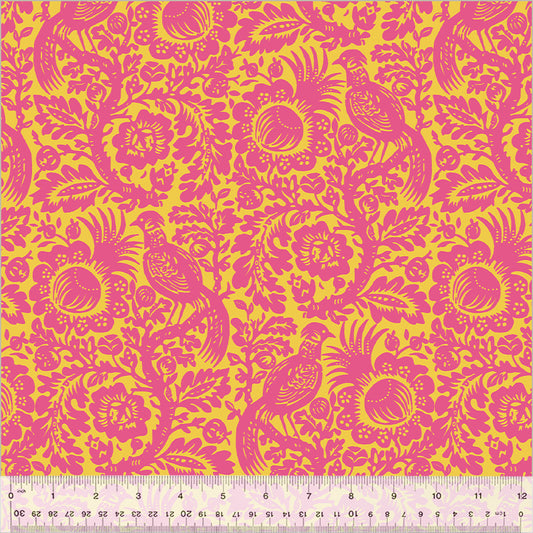 YARDAGE West Palm Beach by Jennifer Paganelli for Windham Rachael Daisy - Yellow