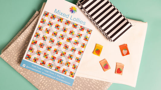 Strawberry Lemonade Quilt Kit! BARE BONES KIT!