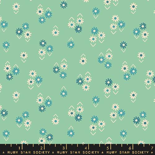 YARDAGE Juicy by Melody Miller for Ruby Star Society Baby Flowers - Moss RS0092 15