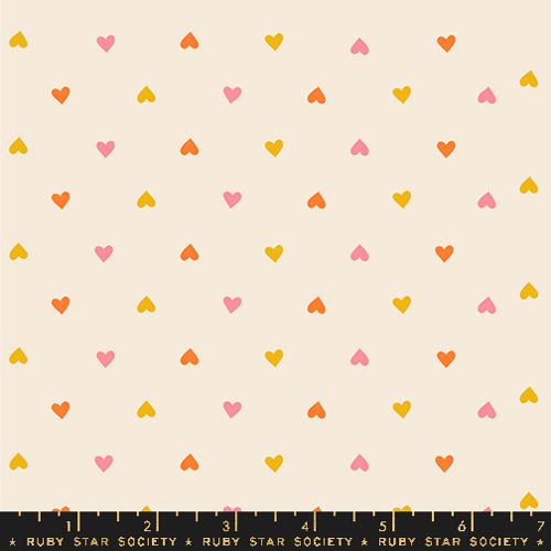 YARDAGE Juicy by Melody Miller for Ruby Star Society Hearts - Multi RS0091 12