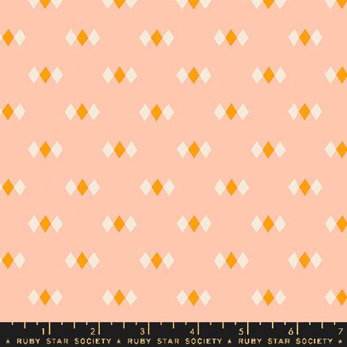 FAT QUARTER Juicy by Melody Miller for Ruby Star Society Diamonds - Peach RS0093 14