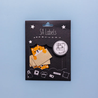 Peekaboo Pup Premium Designer Labels by Sew Anonymous