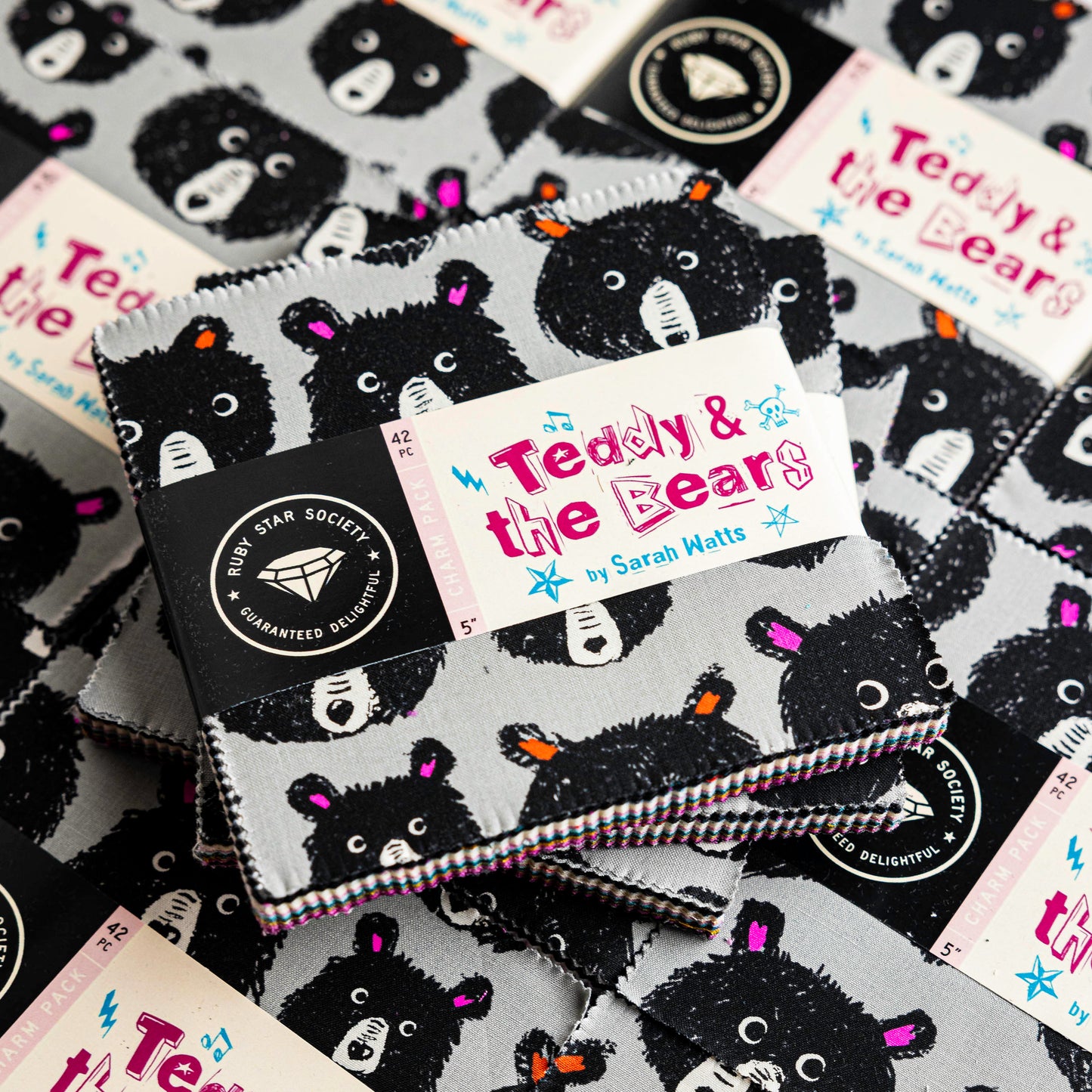 Teddy and the Bears Charm Packs