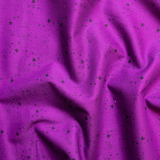 Kitty Litter - Purple - by Pammie Jane for Dear Stella