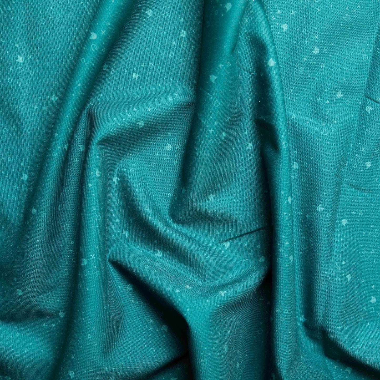 Kitty Litter - Teal - by Pammie Jane for Dear Stella