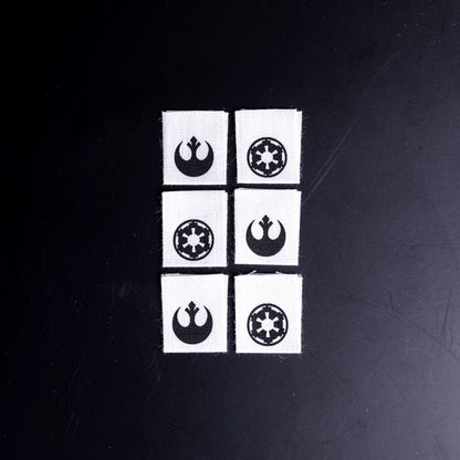 Rebel / Empire Symbol Label by Intensely Distracted