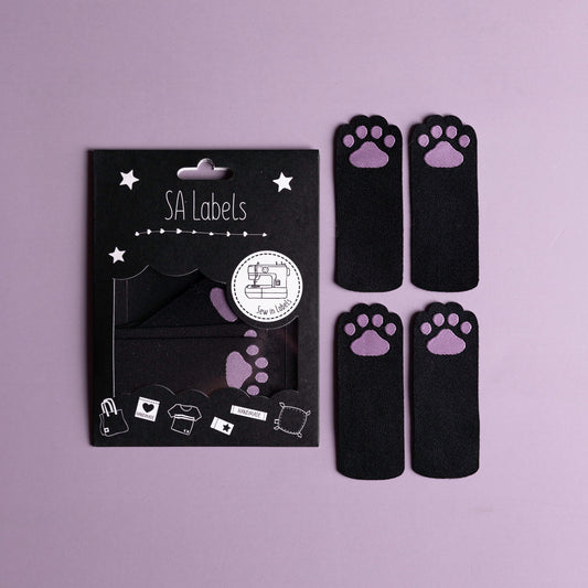 Cat Paw Premium Designer Labels by Sew Anonymous