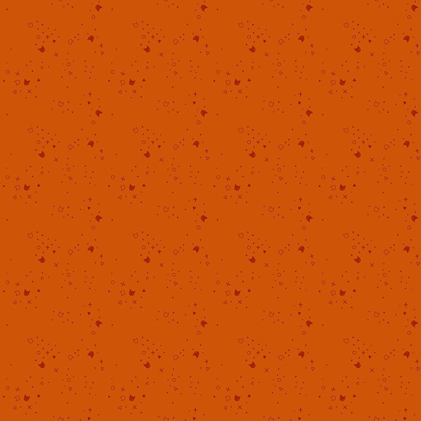 Kitty Litter - Orange - by Pammie Jane for Dear Stella